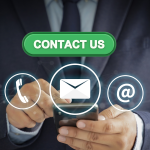 Blue and White Modern Simple Illustrative Follow Us Social Media Updates Twitter Post